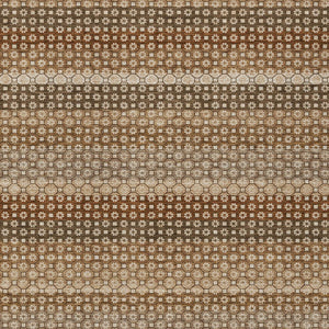 HomeRoots 5' Vibrant Orange and Copper Striped Washable Rug – Perfect for Indoor or Outdoor Living Spaces 10' X 14' 610611