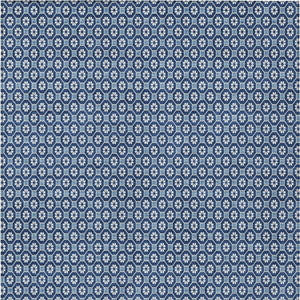 HomeRoots 5' Durable Blue Floral Area Rug - Machine Washable for Indoor & Outdoor Use, Perfect for Any Space 5' X 8' 610643