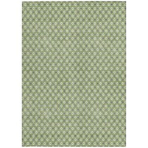 HomeRoots 5' Floral Washable Indoor Outdoor Area Rug - Durable, Stylish, and Easy-Care for Any Space 5' X 8' 610649