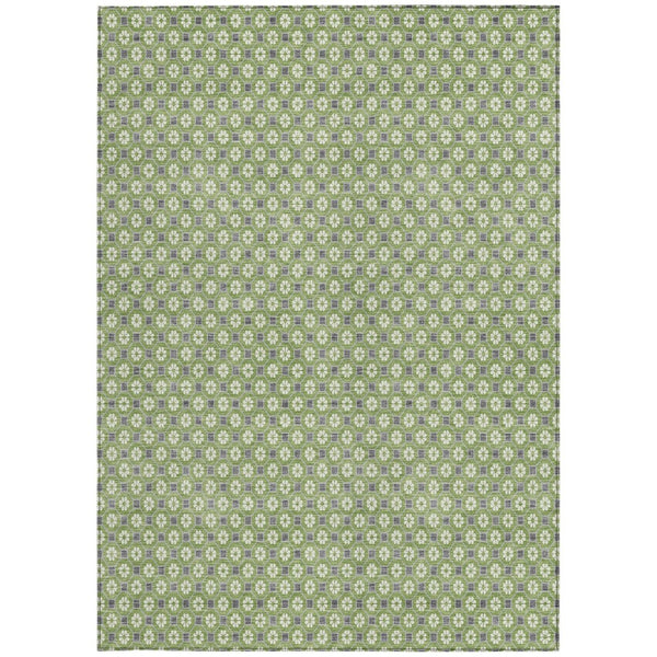 HomeRoots 5' Floral Washable Indoor Outdoor Area Rug - Durable, Stylish, and Easy-Care for Any Space 5' X 8' 610649
