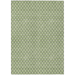 HomeRoots 5' Floral Washable Indoor Outdoor Area Rug - Durable, Stylish, and Easy-Care for Any Space 8' X 10' 610651