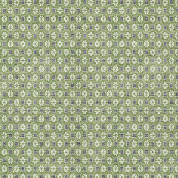 HomeRoots 5' Floral Washable Indoor Outdoor Area Rug - Durable, Stylish, and Easy-Care for Any Space 8' X 10' 610651