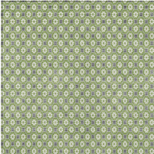 HomeRoots 5' Floral Washable Indoor Outdoor Area Rug - Durable, Stylish, and Easy-Care for Any Space 9' X 12' 610652