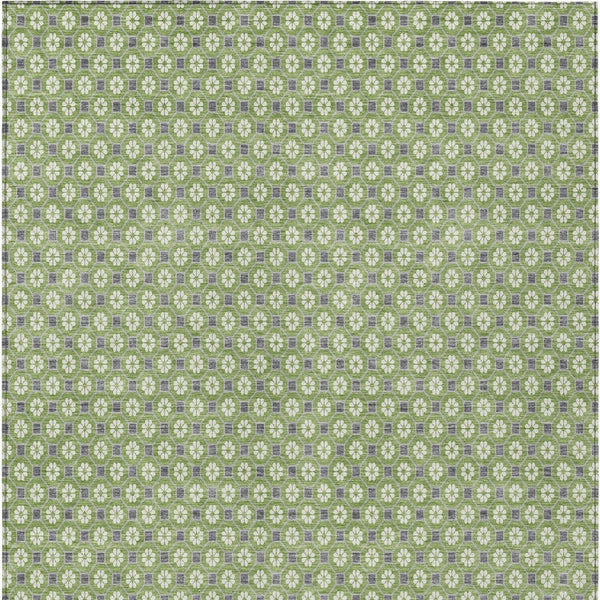 HomeRoots 5' Floral Washable Indoor Outdoor Area Rug - Durable, Stylish, and Easy-Care for Any Space 10' X 14' 610653