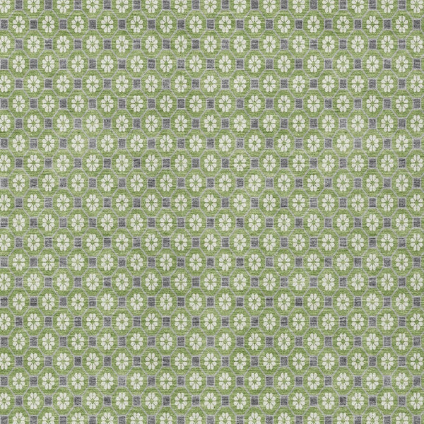HomeRoots 5' Floral Washable Indoor Outdoor Area Rug - Durable, Stylish, and Easy-Care for Any Space 10' X 14' 610653