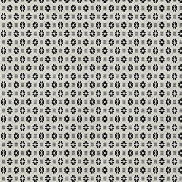 HomeRoots 5' Elegant Ivory and Black Floral Washable Area Rug for Indoor and Outdoor Spaces, Durable Design 8' X 10' 610657