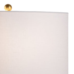 Wildwood Ophelia Matte Black Table Lamp With Antique Gold Leaf Interior — Slim 25.5" Accent Lighting For Modern Spaces 61070