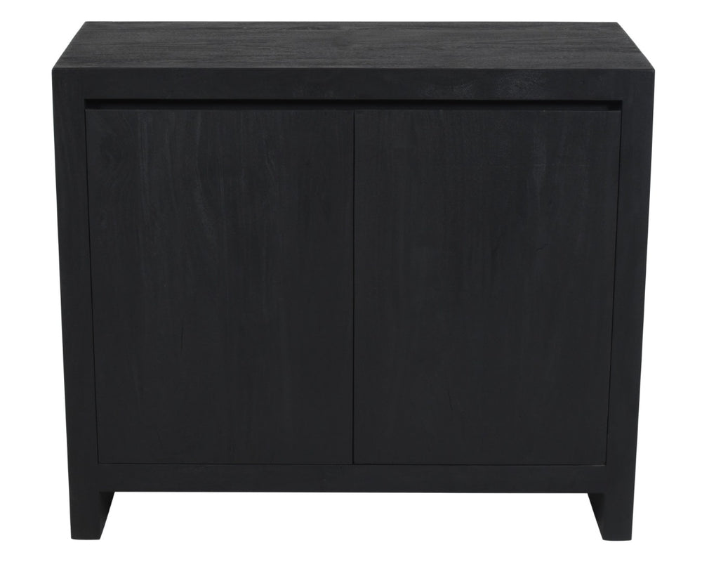 HomeRoots 42" Graphite Distressed Reclaimed Wood Sideboard – Stylish Storage for Any Room, Rustic Charm! 610704