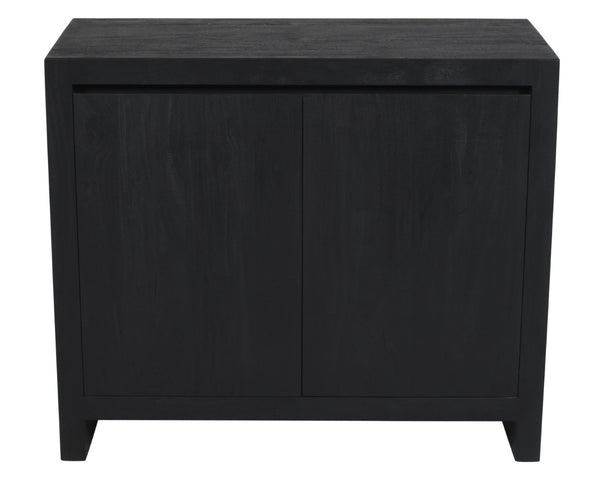 HomeRoots 42" Graphite Distressed Reclaimed Wood Sideboard – Stylish Storage for Any Room, Rustic Charm! 610704