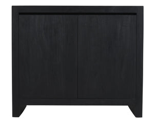 HomeRoots 42" Graphite Distressed Reclaimed Wood Sideboard – Stylish Storage for Any Room, Rustic Charm! 610704