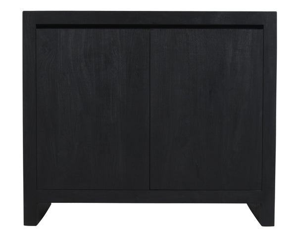 HomeRoots 42" Graphite Distressed Reclaimed Wood Sideboard – Stylish Storage for Any Room, Rustic Charm! 610704
