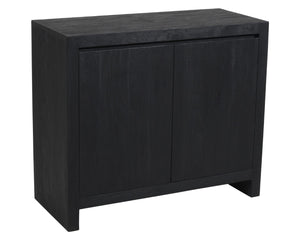 HomeRoots 42" Graphite Distressed Reclaimed Wood Sideboard – Stylish Storage for Any Room, Rustic Charm! 610704
