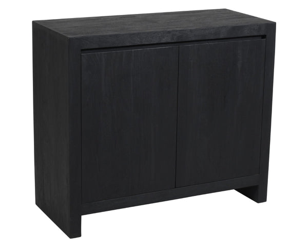HomeRoots 42" Graphite Distressed Reclaimed Wood Sideboard – Stylish Storage for Any Room, Rustic Charm! 610704