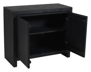 HomeRoots 42" Graphite Distressed Reclaimed Wood Sideboard – Stylish Storage for Any Room, Rustic Charm! 610704
