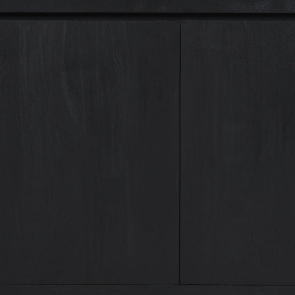 HomeRoots 42" Graphite Distressed Reclaimed Wood Sideboard – Stylish Storage for Any Room, Rustic Charm! 610704