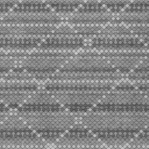 HomeRoots 5' Stylish Gray and Silver Geometric Washable Area Rug for Indoor and Outdoor High-Traffic Spaces 8' X 10' 610712