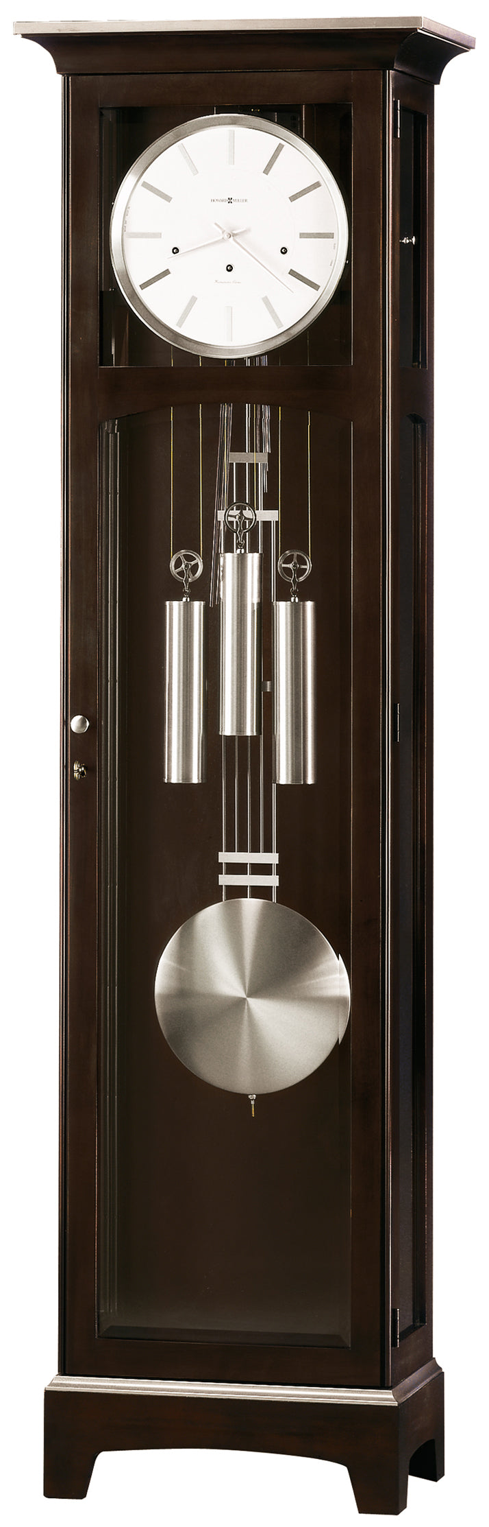 Hekman Furniture 610866 Urban Ii Grandfather Clock - Elegant Espresso Finish With Westminster Chimes & Heirloom Quality Espresso Urban Grandfather Clock Ii 610866