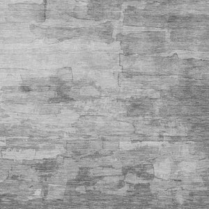 HomeRoots 5' Gray and Silver Striped Indoor Outdoor Area Rug - Stylish, Durable, Washable for High-Traffic Spaces 9' X 12' 610893