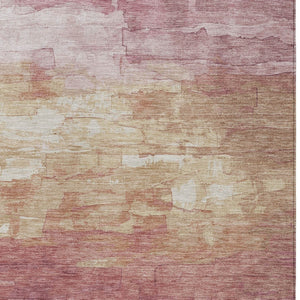 HomeRoots 5' Stylish Mauve and Pink Striped Area Rug – Durable, Washable Design for Indoor and Outdoor Spaces 9' X 12' 610905