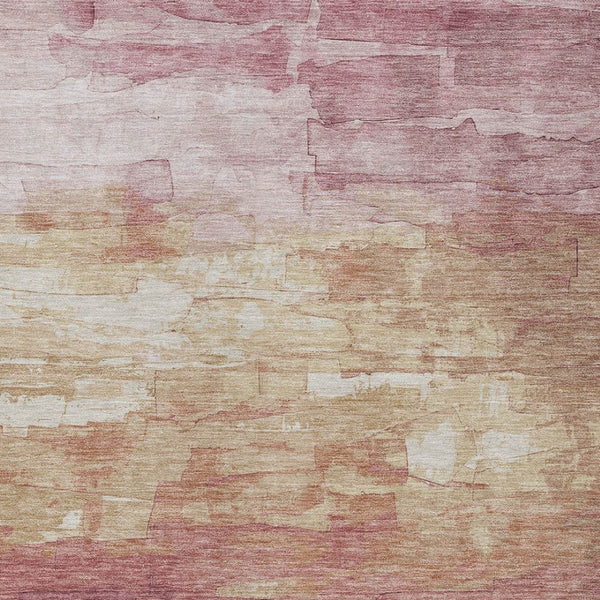 HomeRoots 5' Stylish Mauve and Pink Striped Area Rug – Durable, Washable Design for Indoor and Outdoor Spaces 10' X 14' 610906