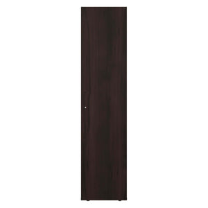 English Elm Wenge Finish Slim Four Shelf Storage Cabinet for Bedroom Hallway or Tight Spaces B062P483763