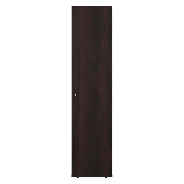 English Elm Wenge Finish Slim Four Shelf Storage Cabinet for Bedroom Hallway or Tight Spaces B062P483763