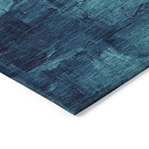 HomeRoots 5' Merlot and Blush Abstract Washable Area Rug – Modern, Durable, Stain-Resistant for Indoor & Outdoor Use 9' X 12' 610947