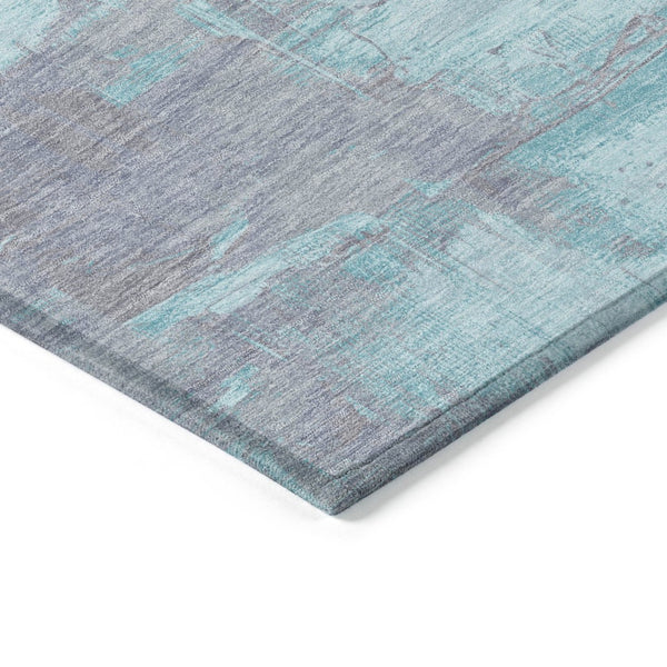 HomeRoots 5' Salmon and Beige Abstract Indoor Outdoor Area Rug – Durable, Washable, and Stylish for Any Space 8' Round 610963