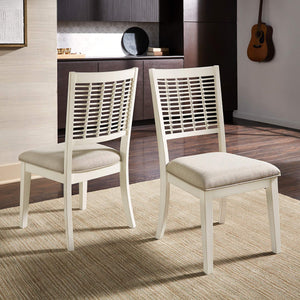 Orvieto Solid Rubberwood Dining Chair with Cushioned Seat for Classic Rooms