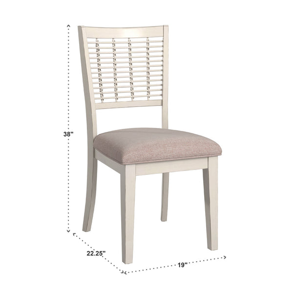 Orvieto Solid Rubberwood Dining Chair with Cushioned Seat for Classic Rooms