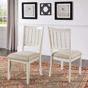 Orvieto Solid Rubberwood Dining Chair with Cushioned Seat for Classic Rooms