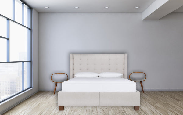 English Elm Soild Wood Chestnut Circular Open Bedside Table - Elegant 100% Mango Wood Design For Any Bedroom B182P186278-GIGA