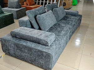 English Elm Sofa Modular Loveseat Antique Grey with Ultra-Dense Foam, Deep Seats, Orthopedic Support, Easy Assemble W1960S00008