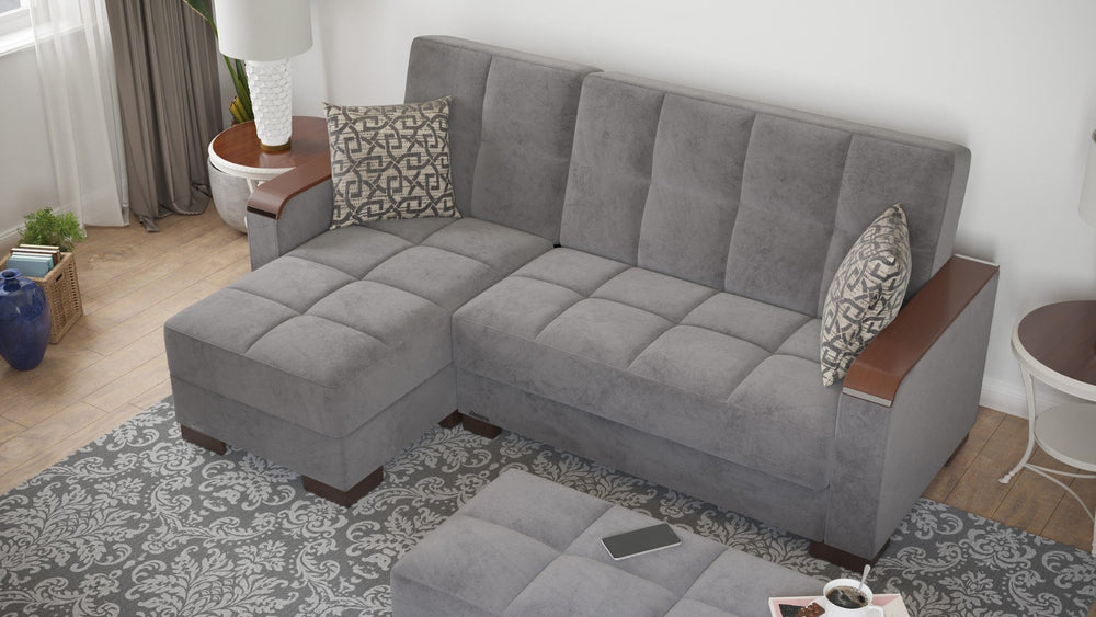 English Elm Primenest Zenaero Convertible Chaise Lounge With Storage - Stylish Upholstered Sleeper For Comfort B030P303547-GIGA