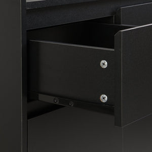 English Elm On-Trend Contemporary Shoe Cabinet With Adjustable Shelves, Stylish Organizer For Entryway & Living Room N721S000058B-GIGA