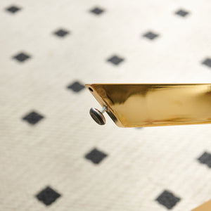 English Elm 1+4,5Pieces Mid-Century Dining Set - Sleek Glass Table & Chairs, Stylish Black & Gold Finish For 4-6 W234S00124