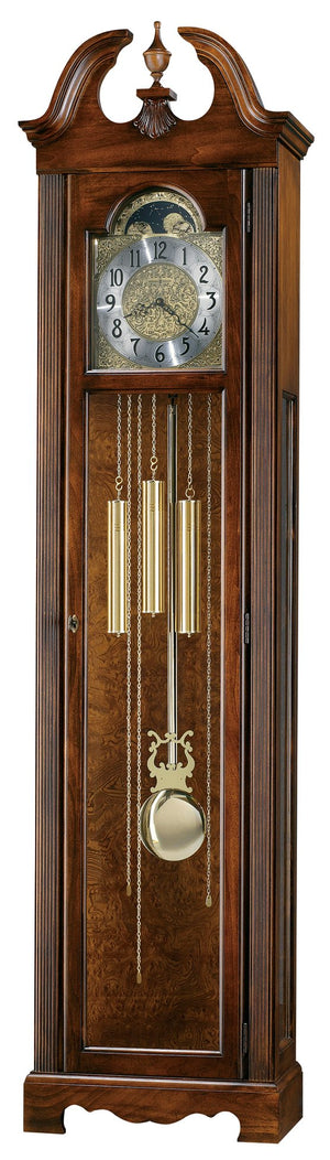 Hekman Furniture 611138 Princeton Grandfather Clock: Timeless Antique Charm With Elegant Detailing & Quartz Movement Hampton Cherry Princeton Grandfather Clock 611138