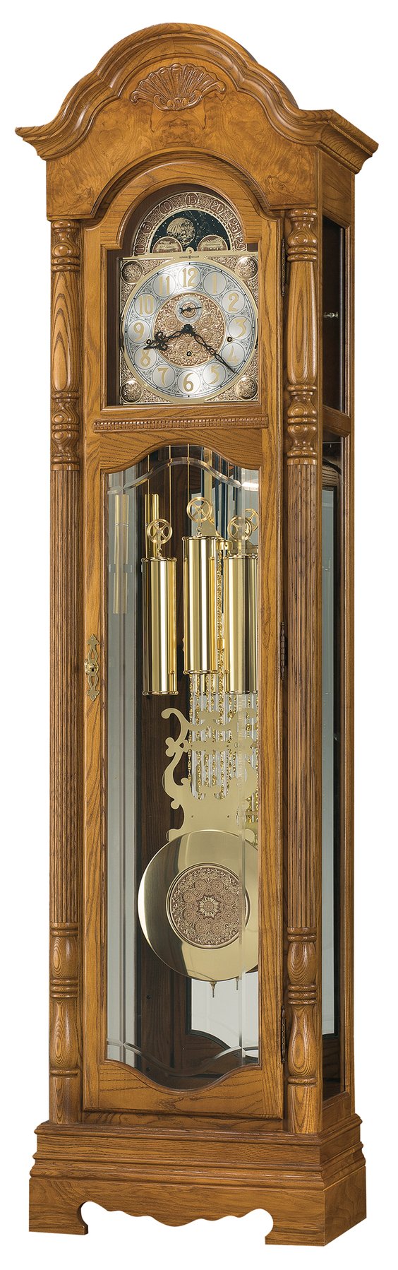 Hekman Furniture 611202 Browman Floor Clock - Timeless Elegance With Chiming Westminster, Golden Oak Finish & Durability Golden Oak Browman Grandfather Clock 611202