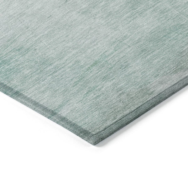 HomeRoots 5' Abstract Blue and Mint Green Area Rug - Stylish, Washable, Durable for Indoor and Outdoor Use 9' X 12' 611286