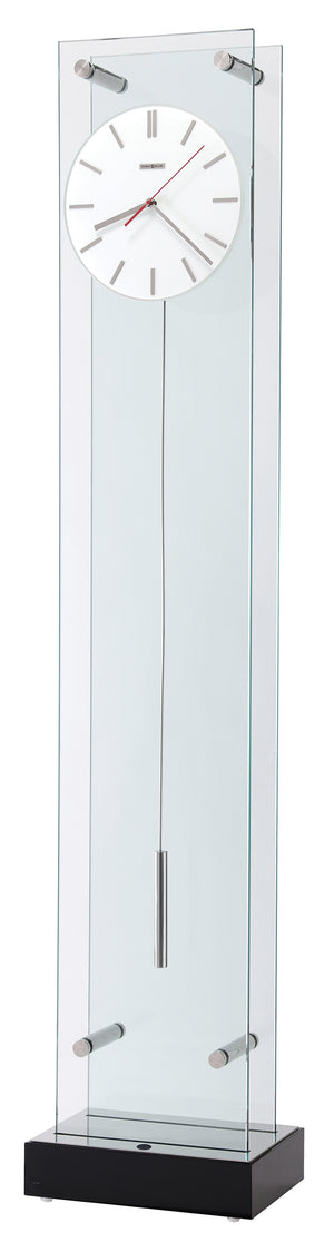 Hekman Furniture 611319 Echo Ii Modern Pendulum Clock With Adjustable Led Lighting And Stylish Tempered Glass Design Gloss Black Echo Grandfather Clock 611318