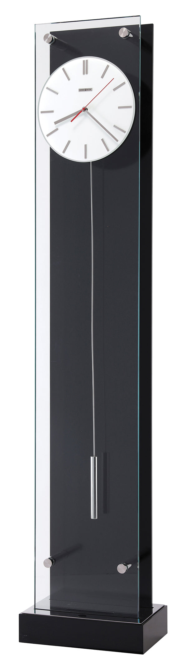 Hekman Furniture 611319 Echo Ii Modern Pendulum Clock With Adjustable Led Lighting And Stylish Tempered Glass Design Gloss Black Echo Iii Grandfather Clock 611320