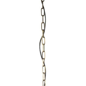 HomeRoots White Empire Chandelier with Gold Accents - Elegant Three-Light Fixture for Dimmable Ambiance 611331