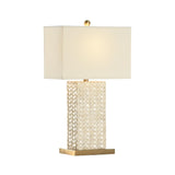 Hanson Herringbone Stone Lamp