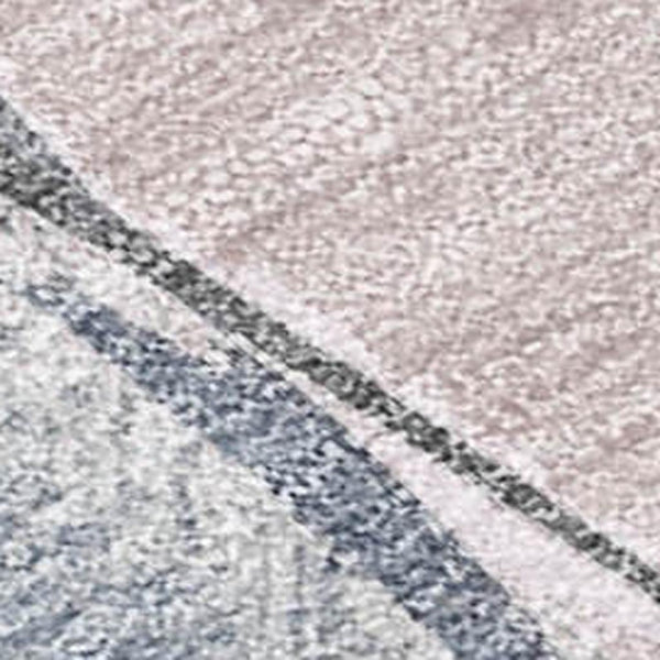 HomeRoots 5' Blush and Mauve Floral Washable Area Rug – Durable, Elegant Design for Indoor and Outdoor Spaces 10' x 14' 611494