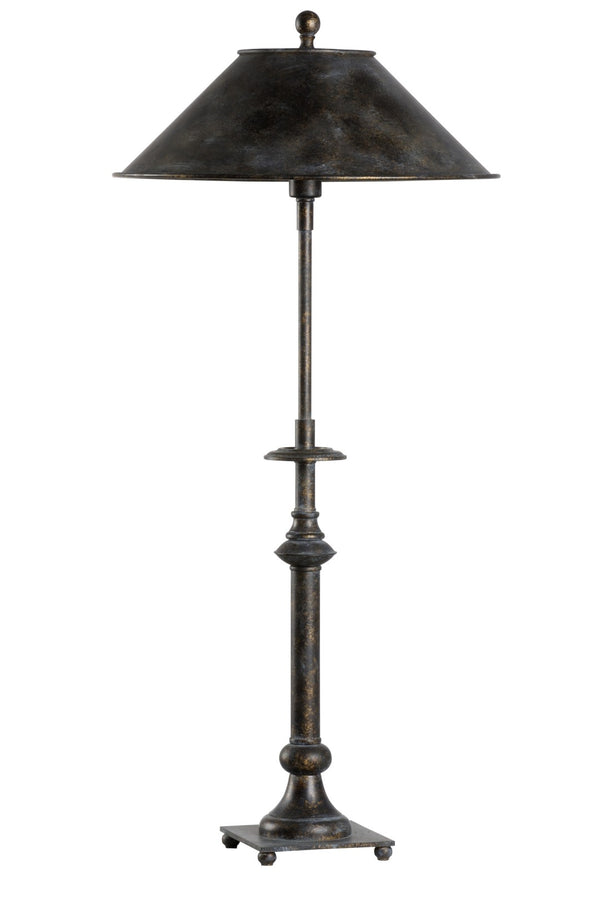 Wildwood Sebastian Weathered Bronze Candlestick Lamp By Claire Bryson — 30.5" Tall Compact Sculptural Accent Light 61154