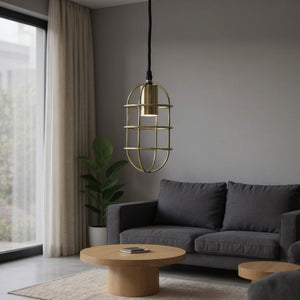 HomeRoots Gold Dimmable Ceiling Light Fixture with Antiqued Brass Dome Shades for Vintage-Modern Elegance 611613