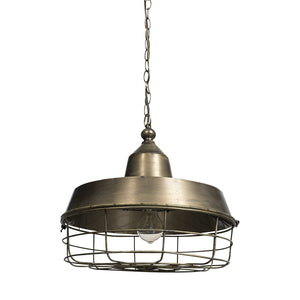 HomeRoots Gold Dimmable Ceiling Pendant Light with Elegant Dome Shade - Perfect for Stylish Spaces! 611614