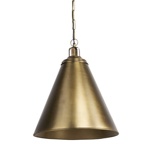 HomeRoots Gold Dimmable Ceiling Light Fixture - Modern Metal Pendant with Adjustable Design for Any Room 611618