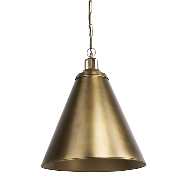 HomeRoots Gold Dimmable Ceiling Light Fixture - Modern Metal Pendant with Adjustable Design for Any Room 611618