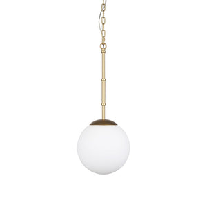 HomeRoots White Modern Dimmable Ceiling Light with Adjustable Height & White Glass Shades for Versatile Style 611622
